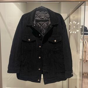 Black suede jacket worn once